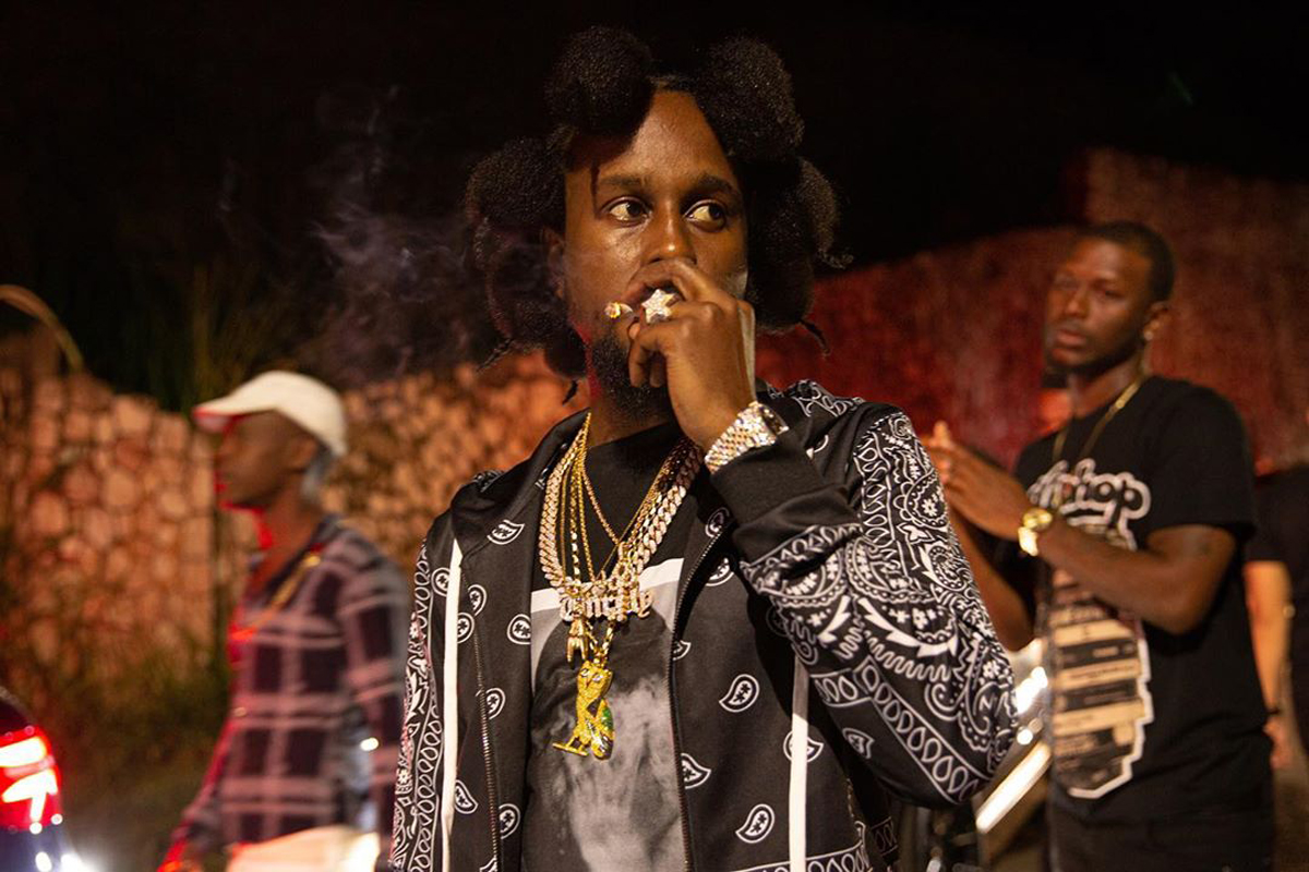 Popcaan Receives Superstar Treatment As He Touches Down In Ghana