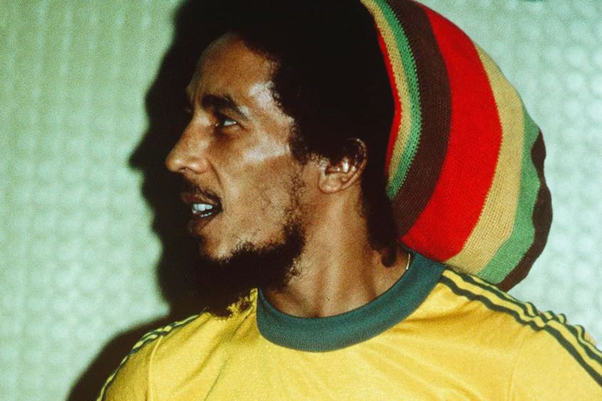 bob marley wearing adidas