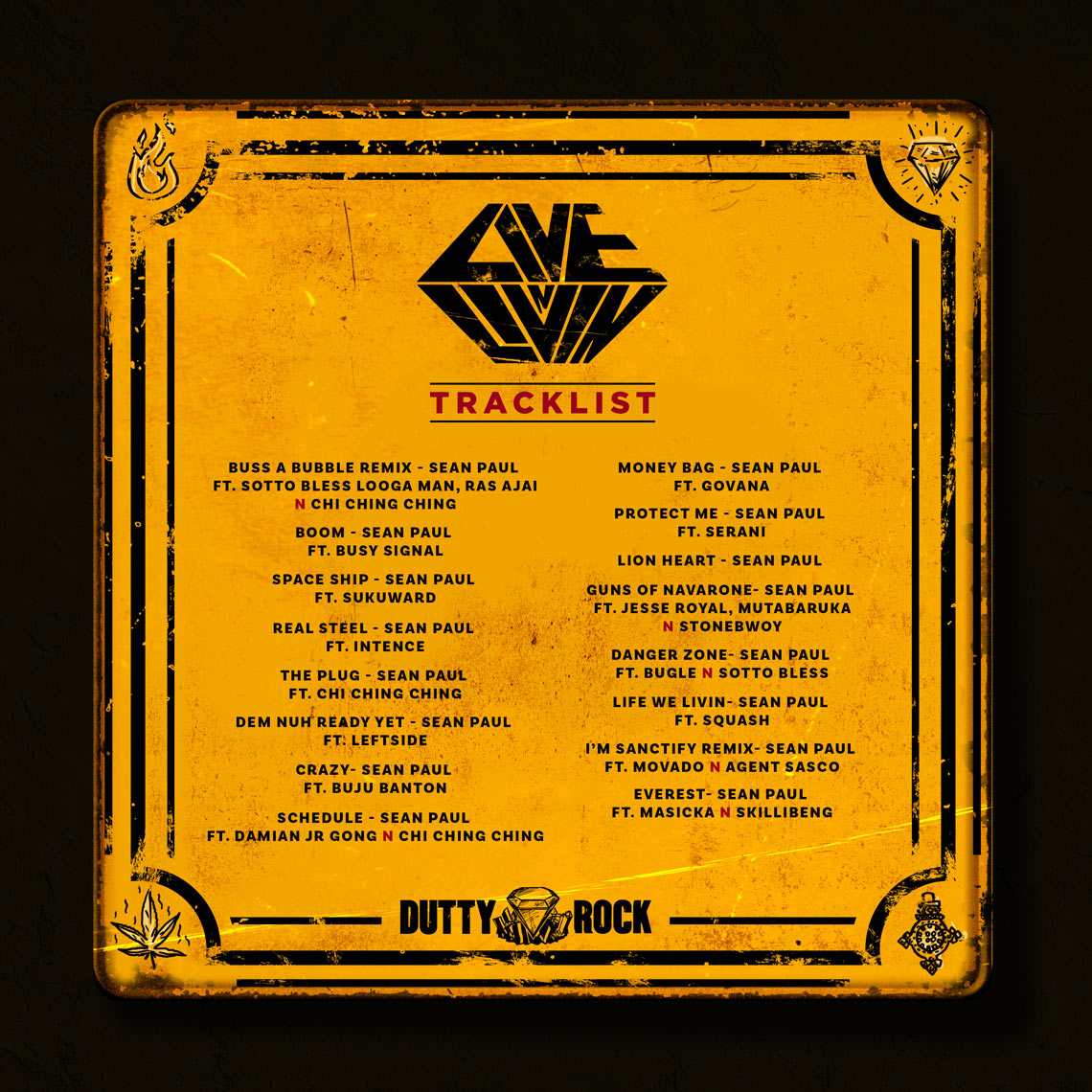 Live N Livin' Sean Paul album Tracklist