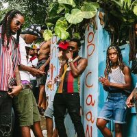 From left to right: Dane Ray, Skillibeng, Popcaan, Koffee and Dre Island.