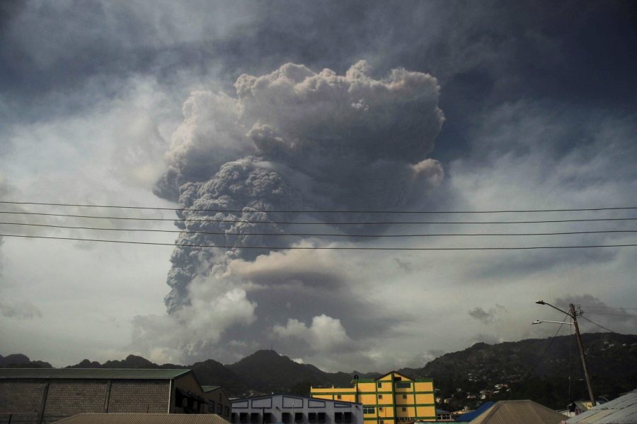 The La Soufriere volcano