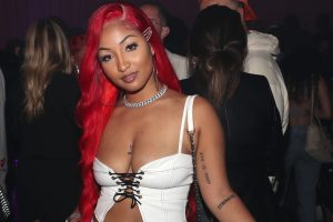 Shenseea in Los Angeles at Doja Cat's album release party (June 2021)