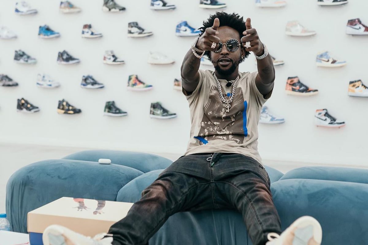 Popcaan Doesn T Like Yeezys But Levels Up His Kick Game After Uk Shopping Spree Allfamous Org