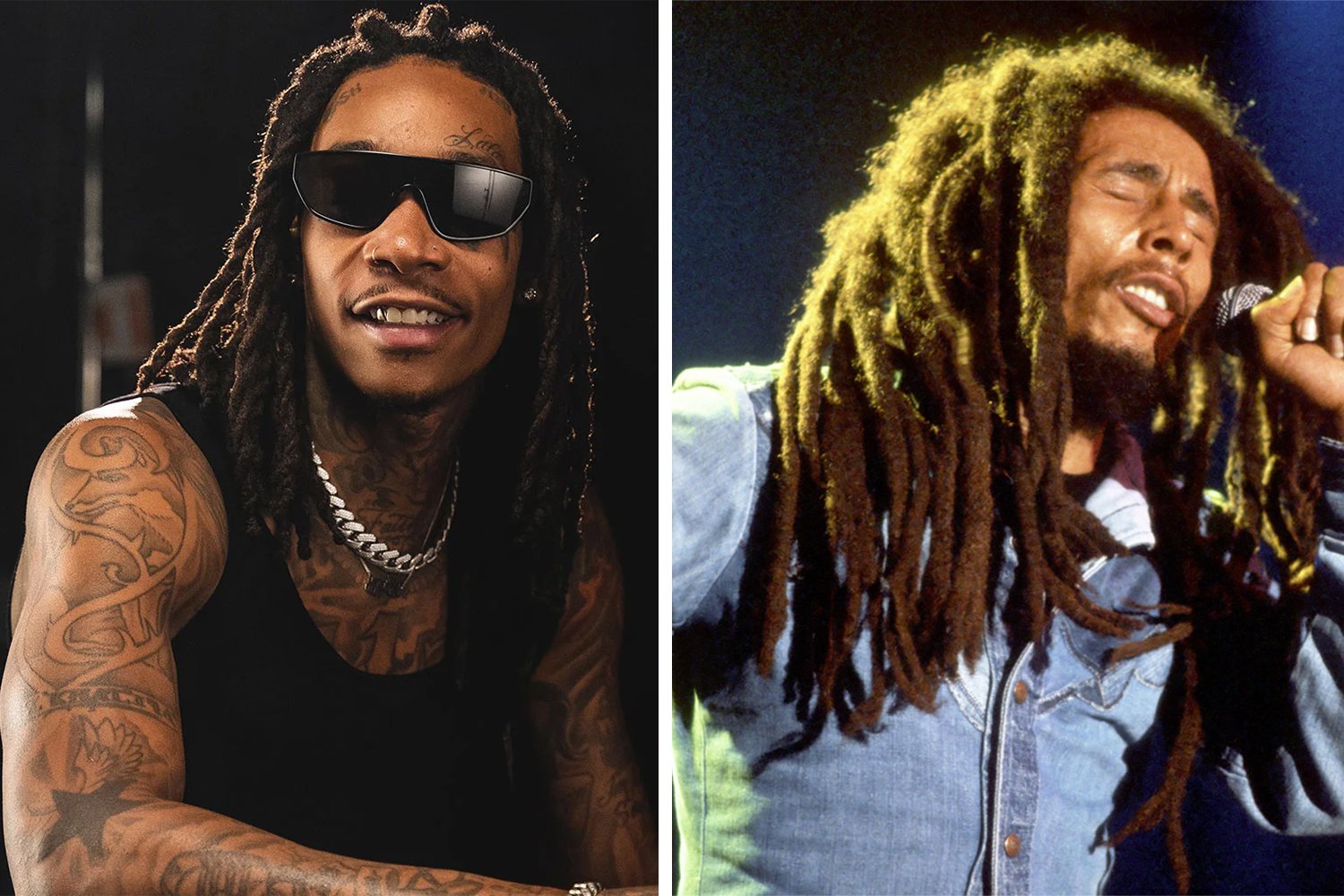 Wiz Khalifa's Bob Marley Tattoo Gets Attention As Fans Ruthlessly ...