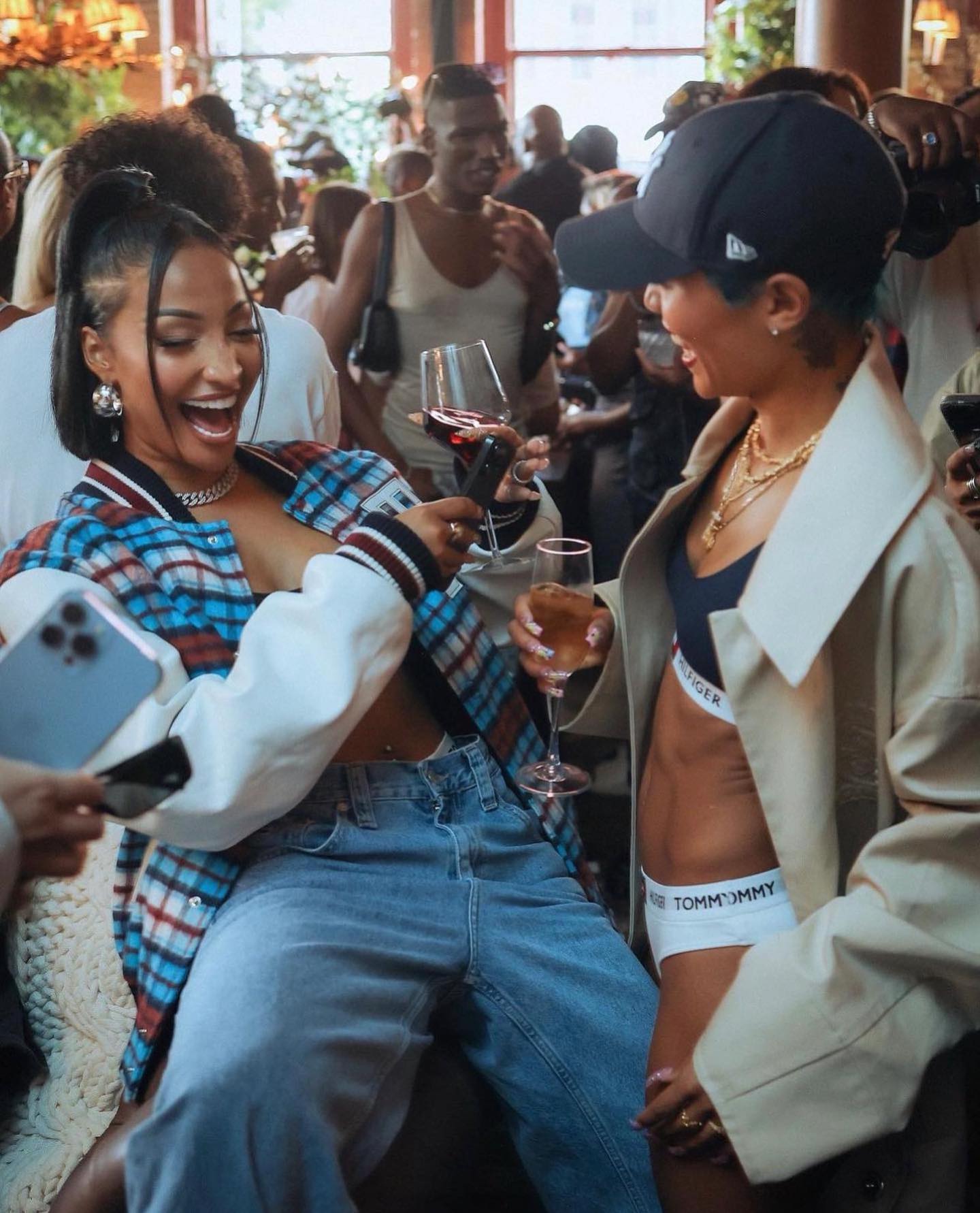 NEW YORK, NY- SEPTEMBER 10: Tommy Hilfiger and Quavo at at the Tommy  Hilfiger Brunch with