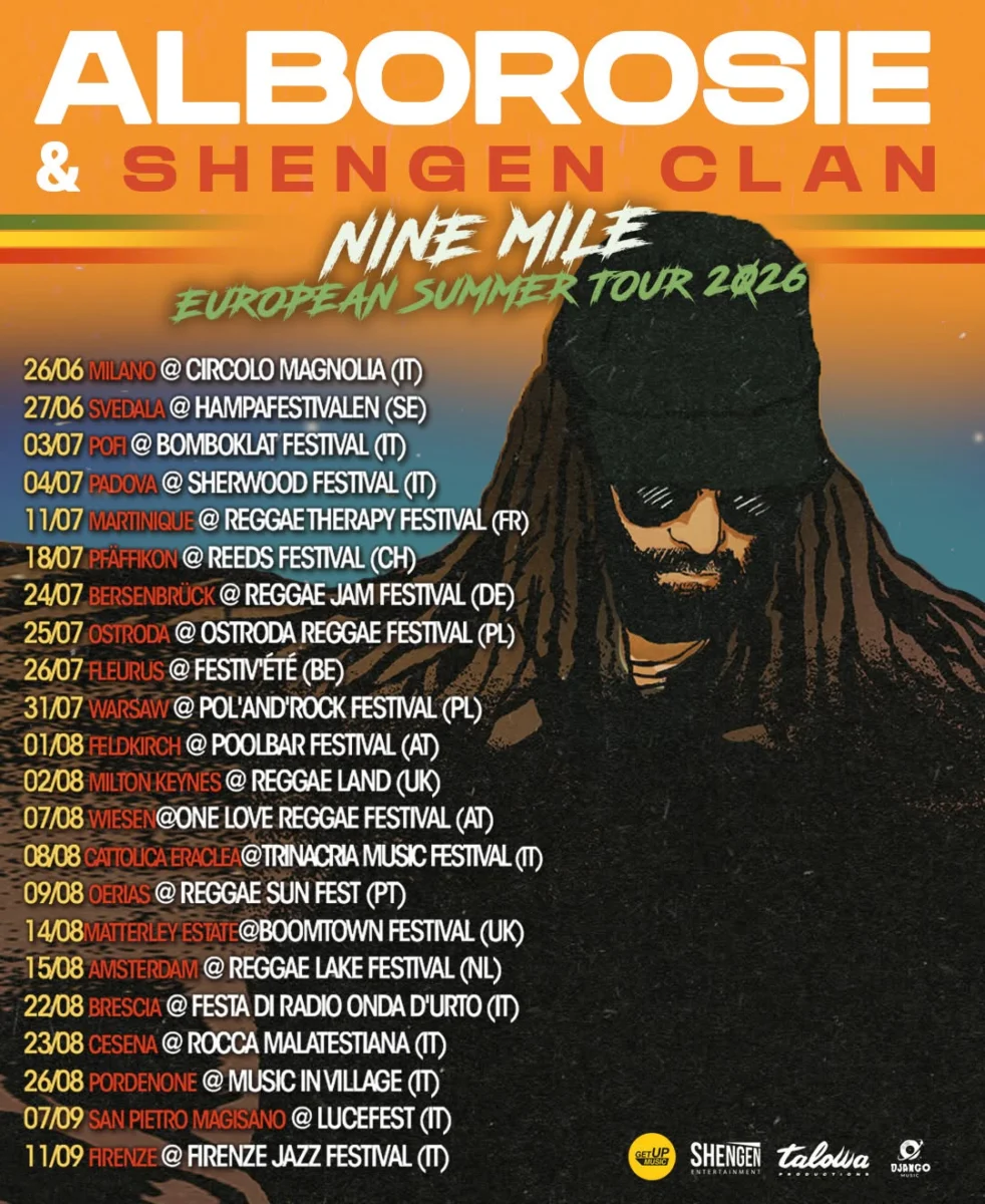 Alborosie & Shengen Clan: Nine Mile European Summer Tour 2026