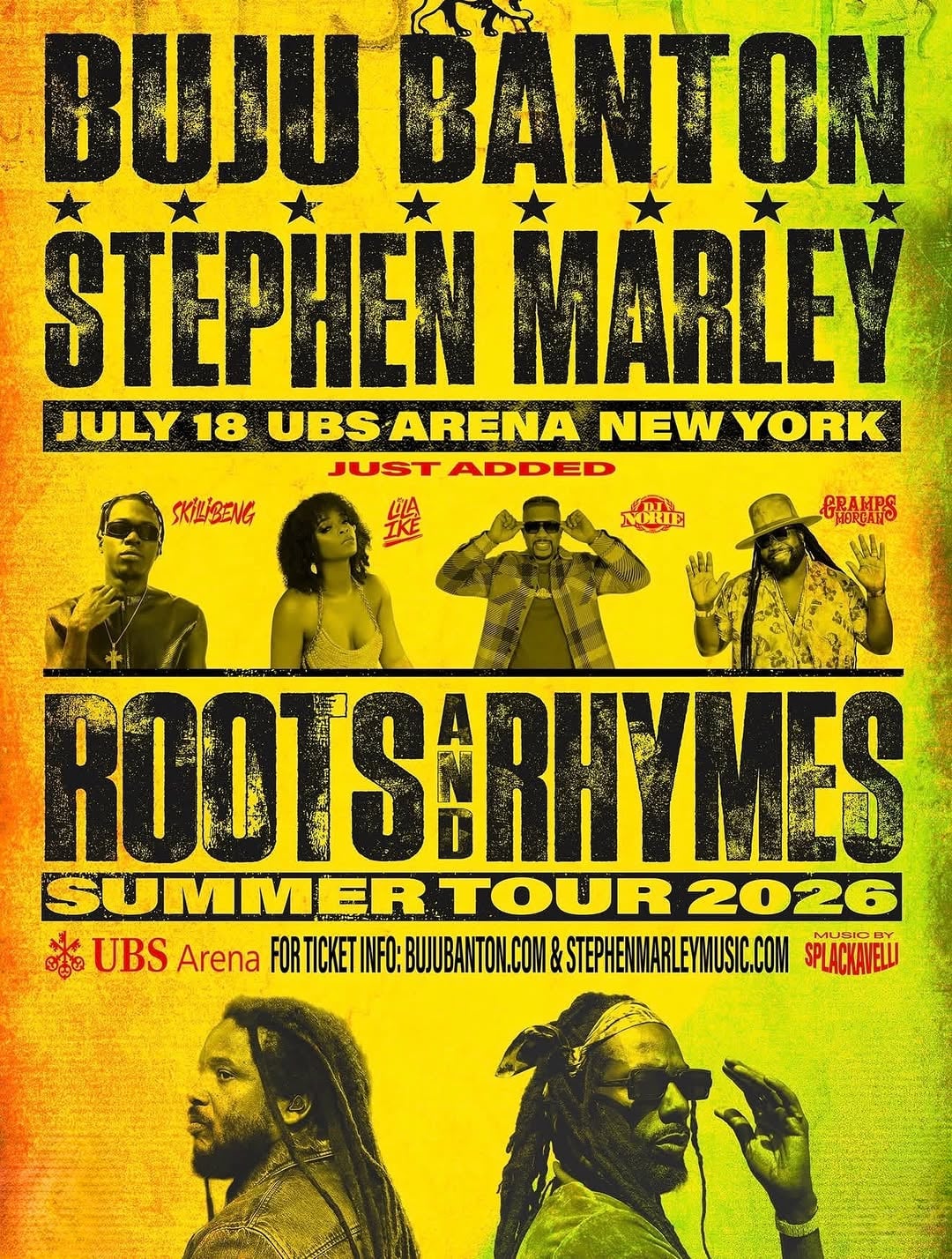 Buju Banton Headlines UBS Arena New York on July 18 with Skillibeng, Lila Iké & More Just Added