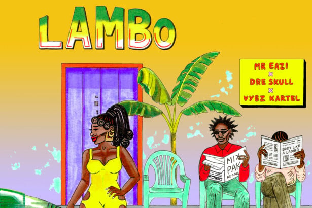 Mr Eazi x Dre Skull x Vybz Kartel - Lambo - Cover Art