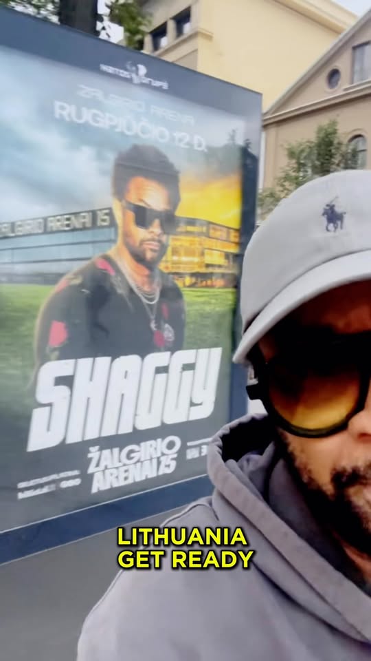 Shaggy Is Heading to Lithuania and He’s Got a Message for the Fans