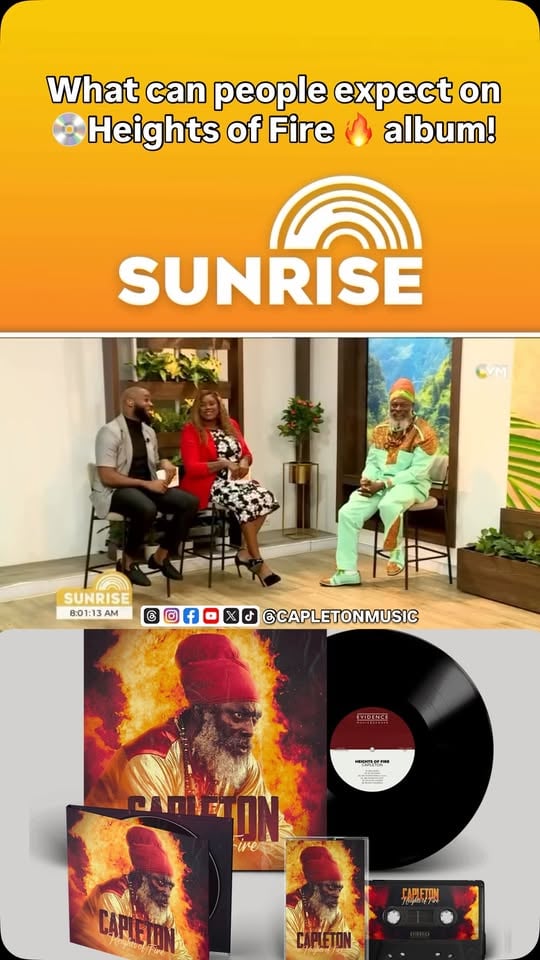 Capleton’s ‘Heights of Fire’ Album Hits 40M Streams with Star-Studded Features