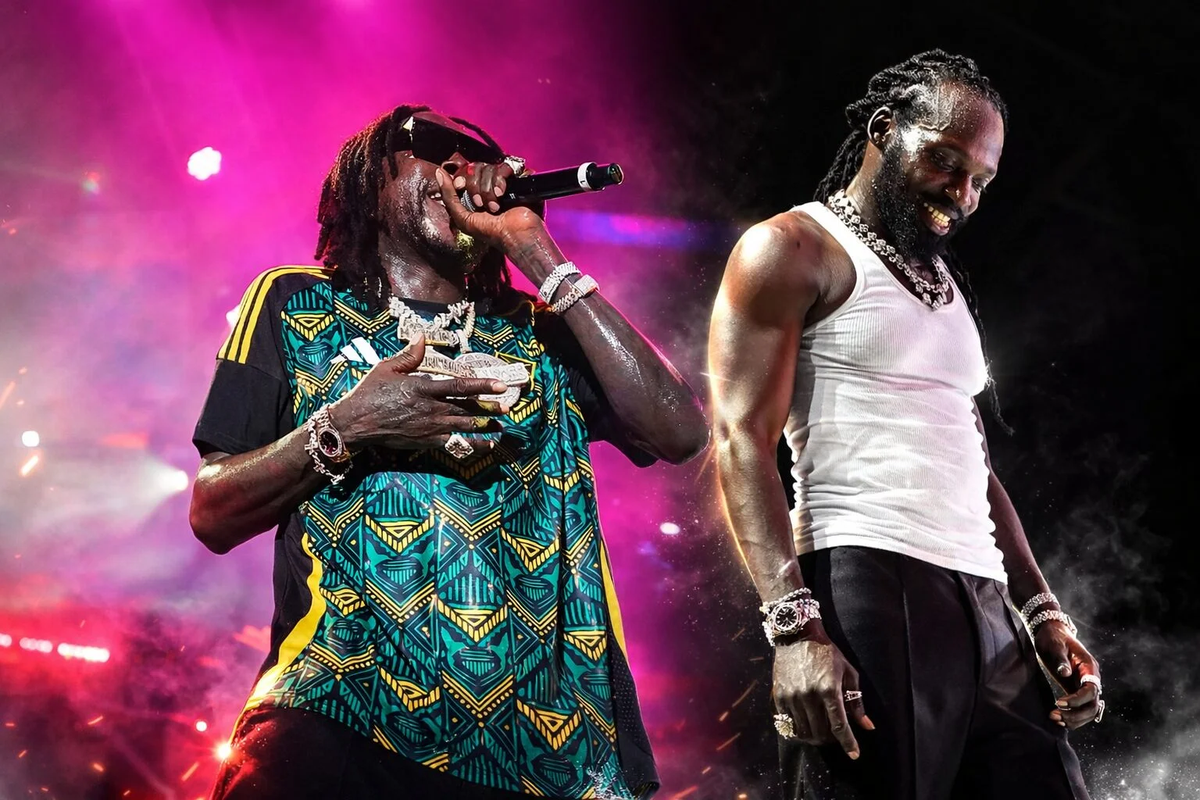Vybz Kartel and Mavado Shout Out Popcaan, Alkaline and Masicka in Malta Unity Moment